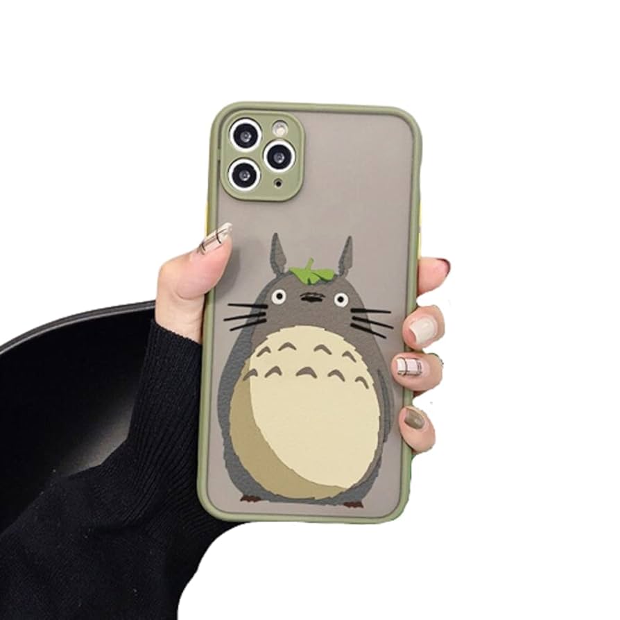Totoro Cute Miyazaki Anime Faceless Phone Case X XR XS Max